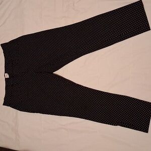 Gap Black polka dot pants